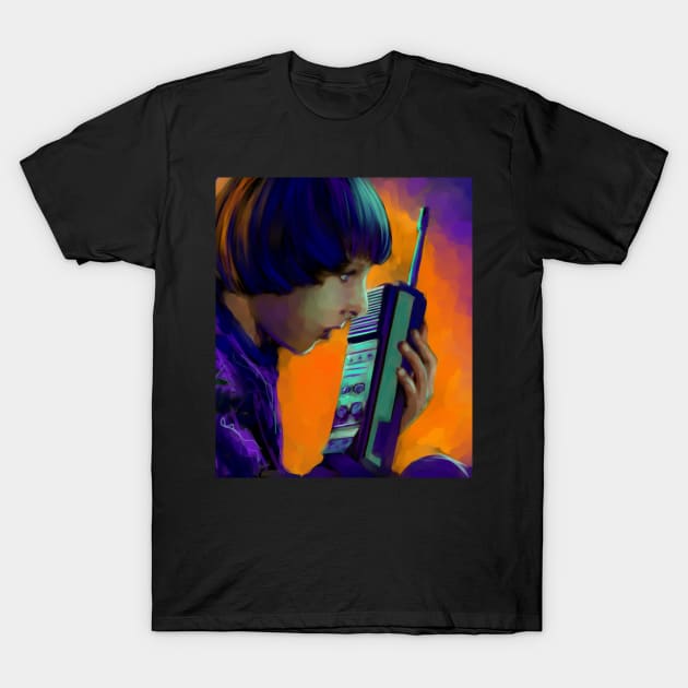 Finn Wolfhard T-Shirt by Marounkai